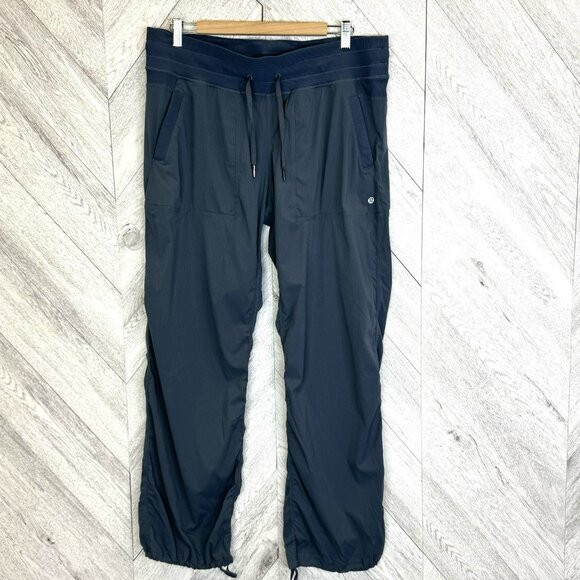 Lululemon Dance Studio Pants Womens Size 14 Iron Blue 30" Inseam - Picture 1 of 4